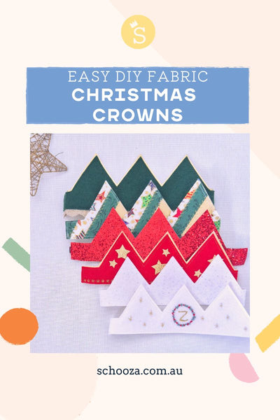 Easy DIY Fabric Christmas Crowns