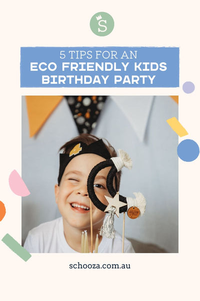 5 Tips for an Eco Friendly Kids Birthday Party