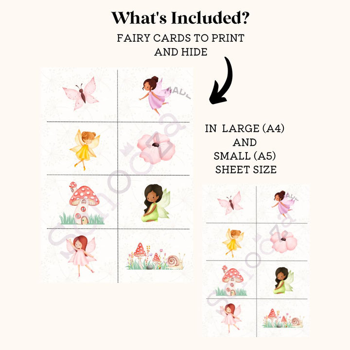 Printable ~ Scavenger Hunt Game - Fairy – Schooza printable-scavenger-hunt-game-fairy-schooza