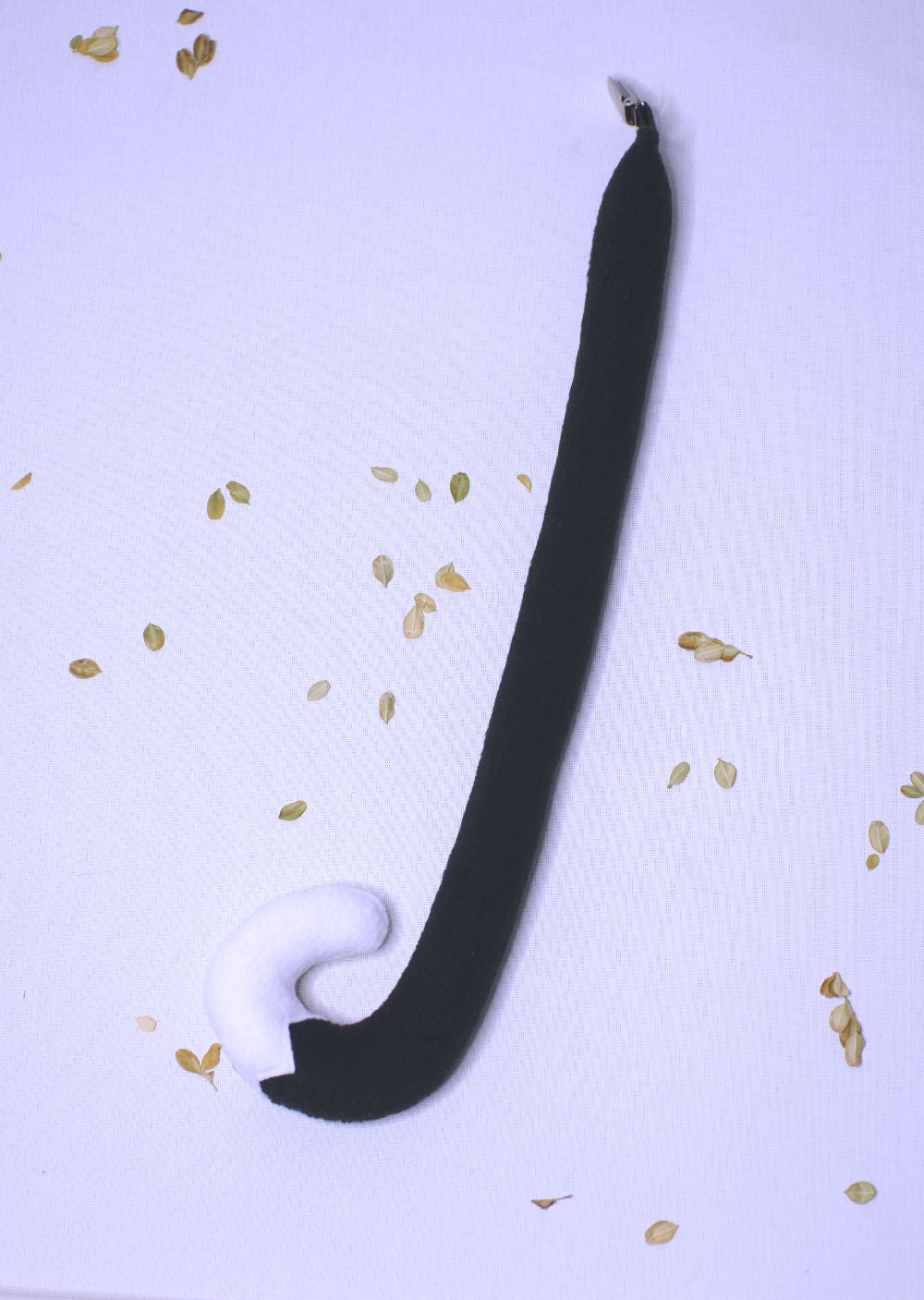 Kids costume accessory black clip on cat tail sewing pattern 