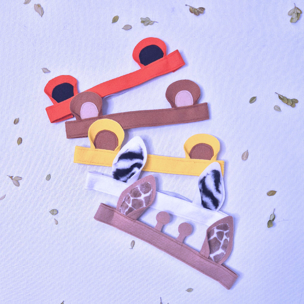 Felt Animal Ears Sewing Pattern | Kids Costume Accessory DIY – Schooza