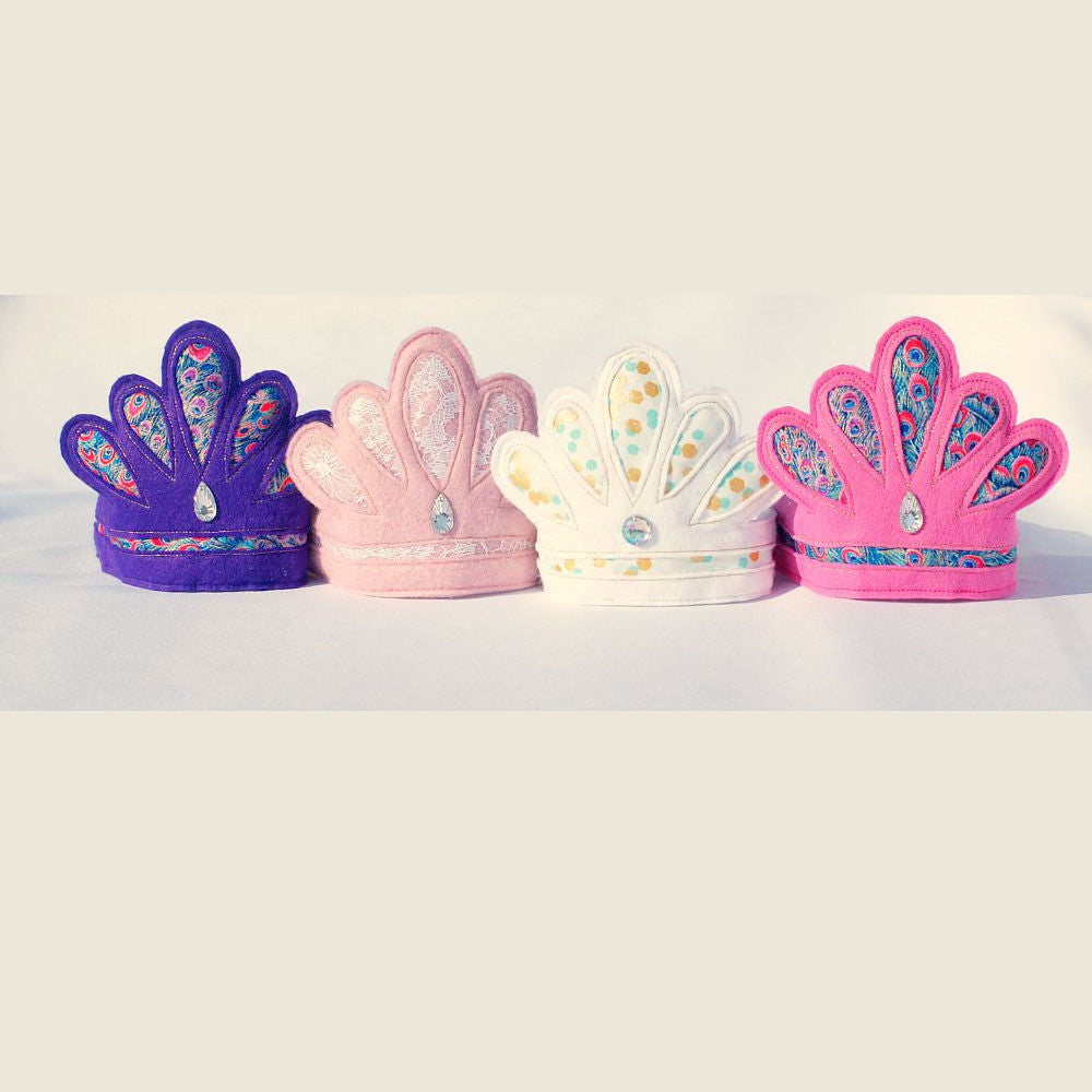 Printed Tiara Crown Sewing Pattern | Kids Felt Crown – Schooza