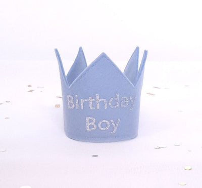 Classic Birthday Crown ~ FELT ~ Birthday Boy ~ Choose your Colour