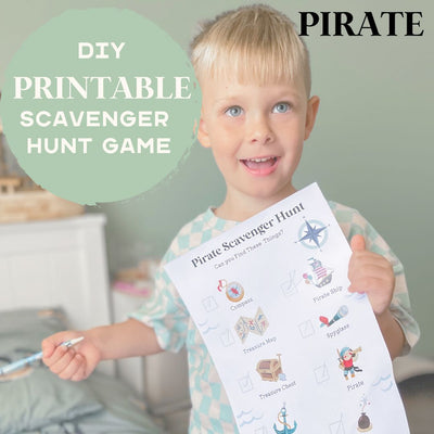 pirate party scavenger hunt game