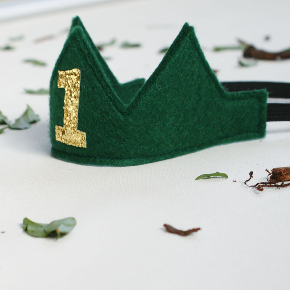 jungle birthday crown boy