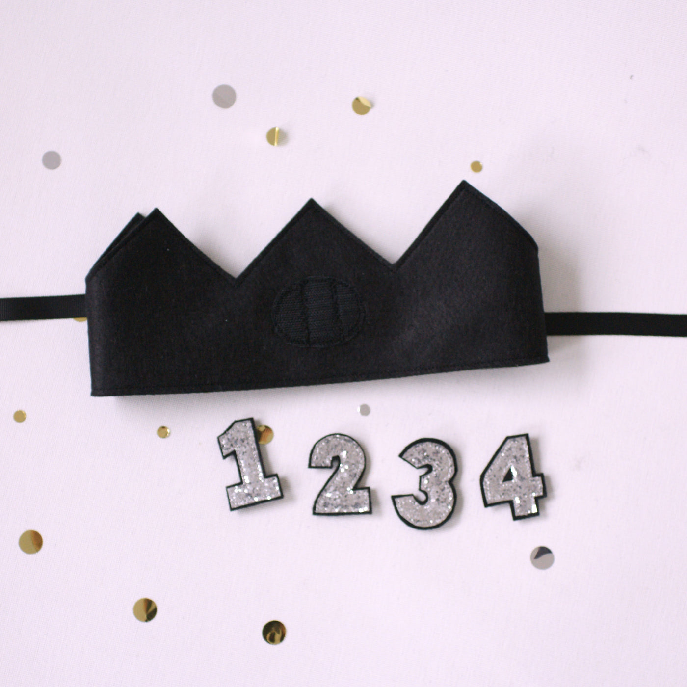 removeable number birthday crown with interchangeable numbers to reuse each birthday